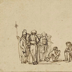 Mocking Christ Rembrandt Pupil active 1650s 1650