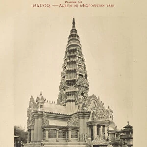 pagoda Angkor L album de l exposition de 1889