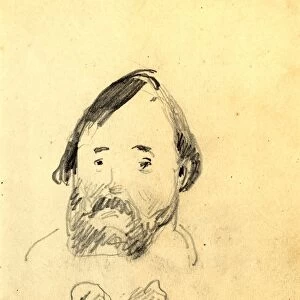 Paul Gauguin, French (1848-1903), Head of a Bearded Man with a Head of a Dog [recto]