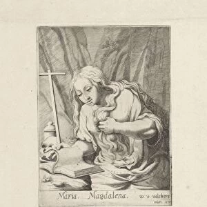 Penitent Mary Magdalene reading, Anonymous, 1618