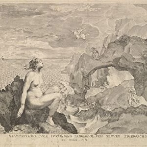 Perseus Delivering Andromeda Engraving third state