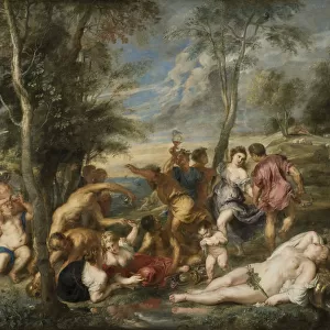 Peter Paul Rubens Andrians Backanal Andros painting