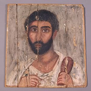 Portrait of a Bearded Man from a Shrine