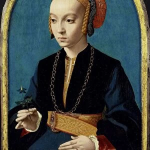 Portrait of Elisabeth Bellinghausen, Bartholomaus Bruyn (I), 1538 - 1539
