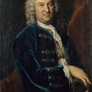 Portrait Johann Christoph Imhof 1755 oil canvas