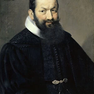 Portrait Johann Rudolf Wettstein 1639 oil canvas