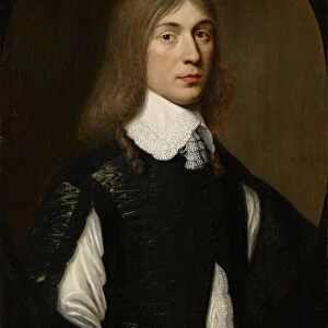 Portrait young man 1648 Crispyn van den Queborn