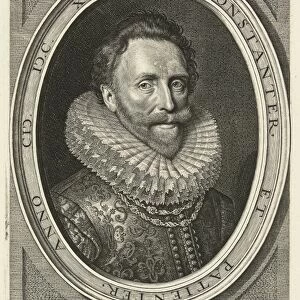 Print maker: Willem Jacobsz. Delff, Michiel Jansz van Mierevelt, Dudley Carlton graaf