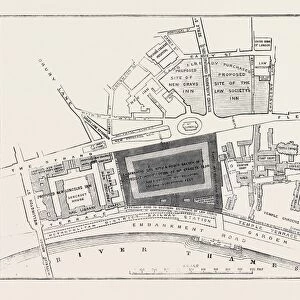 Proposed Sites for the New Law Courts: Plan of Mr