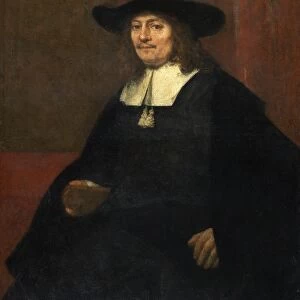 Rembrandt van Rijn (Dutch, 1606 - 1669), Portrait of a Man in a Tall Hat, c. 1663