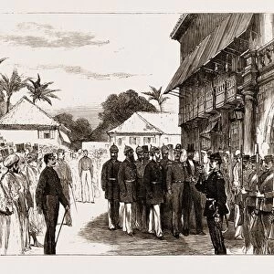 The Royal Visit to India: the Prince of Wales at Goa: Arrival at the Governor s