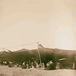 Ruth story Bedouin tent General view chieftain