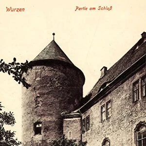 Schloss Wurzen art 1908 Landkreis Leipzig Wurzen