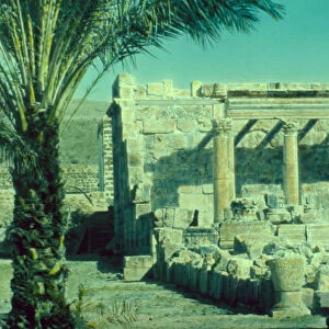 Around Sea Galilee Capernaum partially restored
