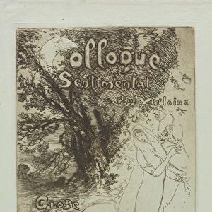 Sentimental Colloquy Paul Verlaine 1897 Auguste Louis Lepere