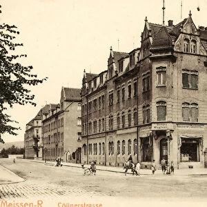 Shops Saxony Buildings MeiBen 1906 Collner StraBe