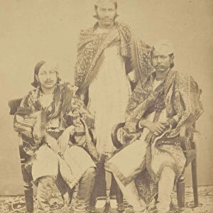 Three Sons Hyder India 1858 1869 Albumen silver print