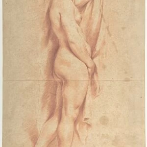 Standing Nude Female Figure recto Studies Kneeling
