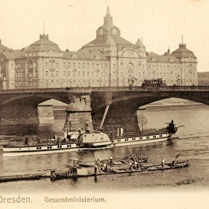 Steamships Franz Josef Trams Dresden Churches