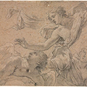 Studies Angels recto Panthea Cyrus verso 1655-1660