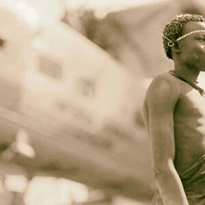 Sudan Malakal Close up Shiluki youth 1936 Malakāl