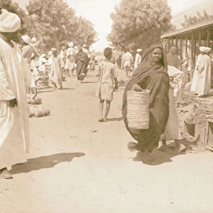 Sudan Omdurman market street 1936