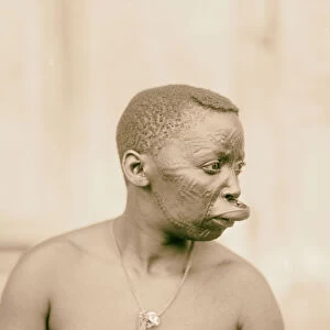 Tanganyika Dar-es-Salem Native woman Close up
