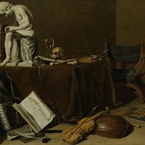 Vanitas Still Life with the Spinario, Pieter Claesz. 1628