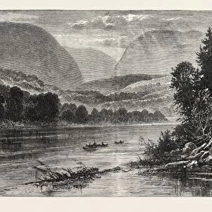 View on the Delaware, United States of America, Us, Usa, 1870S Engraving