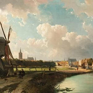 View Hague Delftse Vaart de Seventeenth Century