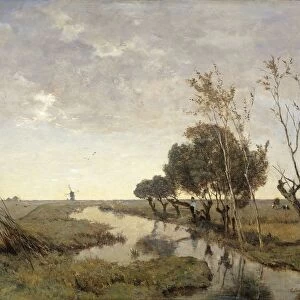 A Watercourse Abcoude View wetland polder landscape