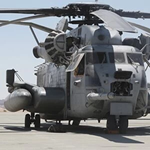 A CH-53 Sea Stallion helicopter