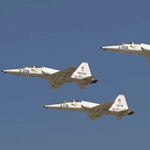 Formation of Turkish Air Force T-38A Talons over Izmir, Turkey