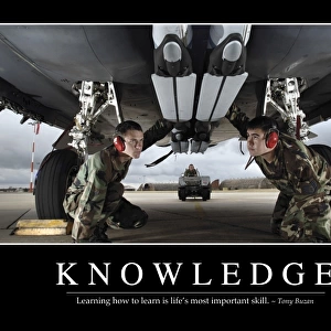 Knowledge: Inspirational Quote and Motivational Poster