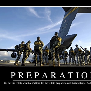 Preparation: Inspirational Quote and Motivational Poster