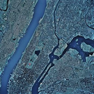 Satellite view of New York, New York