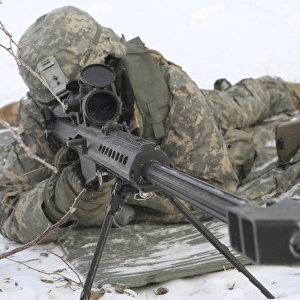 Snipers provide overwatch at Fort Wainwright, Alaska