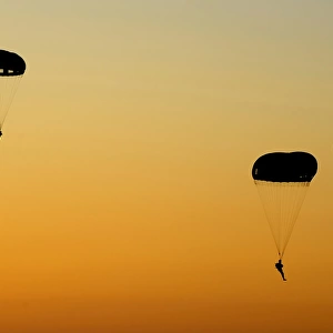 U. S. Army Rangers parachute over Florida