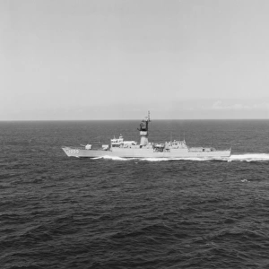 USS Hepburn (DE-1055) operating in the Pacific area, 1970
