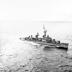 USS Stickell underway during operations in the Mediterranean Sea