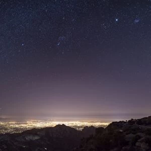 View from Mount Lemmon overlooking the city of Tucson, Arizona