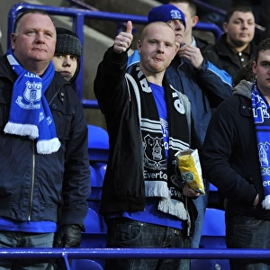 Everton's Unwavering Roar: Passionate Fans at Reebok Stadium