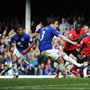 Premier League Premium Framed Print Collection: 16 April 2011 Everton v Blackburn Rovers
