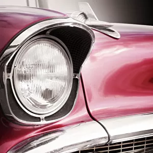 American classic car Bel Air 1957 Headlight