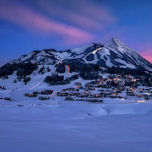 Ski Resort at Blue Hour