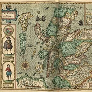 John Speed's map of the Kingdom of Scotland, 1611