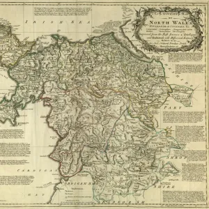 Map of North Wales, c. 1777