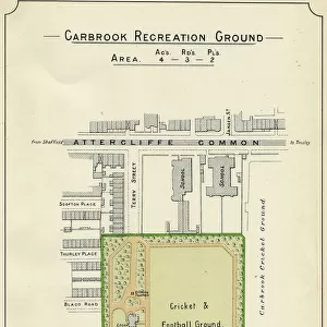 Plan of Carbrook Recreation Ground, 1897