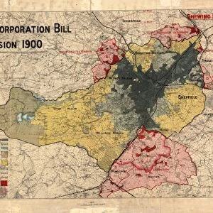 Sheffield Corporation Bill - land use density, 1900