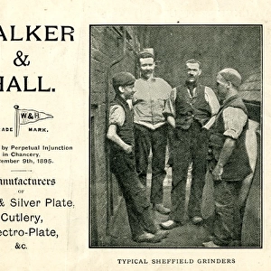 Walker and Hall, Sheffield - advertisement